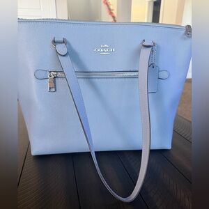 Coach Gallery Tote Bag- Light Mineral Blue. Purchased from Coach Outlet